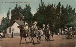 Bannock Chiefs on Horseback Postcard