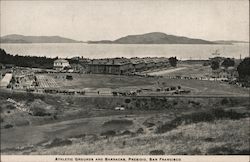 Athletic Grounds and Barracks Presidio Postcard