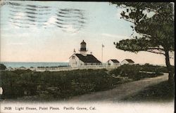 Light House, Point Pinos Postcard