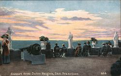 Sunset from Sutro Heights Postcard