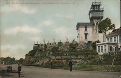 The Parapet and Observatory, Sutro Heights Postcard