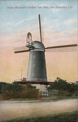 Dutch Windmill, Golden Gate Park Postcard