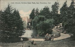 Lake Alvord, Golden Gate Park Postcard