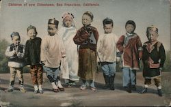 Children of new Chinatown Postcard