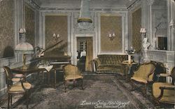 Louis XVI Salon Hotel Stewart Postcard