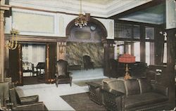 Reception Room, Hotel Stewart Postcard