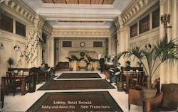 Lobby, Hotel Herald Postcard