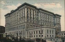 Hotel Fairmont From Powell Street Postcard