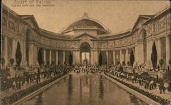 Court of Palms - Panama-Pacific International Exposition 1915 Postcard