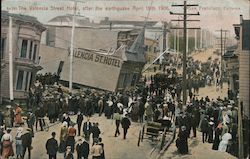 The Valencia Street Hotel After the Earthquake April 18th 1906 Postcard