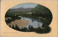 Beautiful View on Russian River Postcard