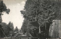 Northwestern Pacific R. R. at Guernewood Park Postcard