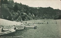 Boat Landing Rio Nido, CA Postcard Postcard Postcard