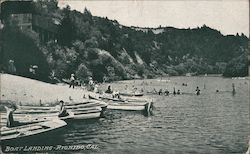 Boat Landing Rio Nido, CA Postcard Postcard Postcard