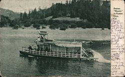 Steamer "Montrio" on Russian River Postcard