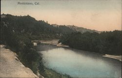 Aerial View of a River Postcard