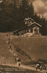 Catherine's Church Monte Rio, CA Postcard Postcard Postcard