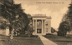 A Santa Rosa Residence, Sonoma Co. Postcard