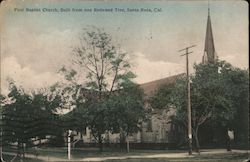 First Baptist Church Postcard