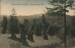 Guerneville Heights Postcard