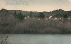 Panorama of Guerneville Postcard
