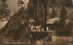 O.F. Leppo Cottage, Monte Cristo Monte Rio, CA Postcard Postcard Postcard