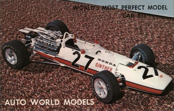 Auto World Models. World's most perfect model car kit. 1/12 identical scale Honda Ginther #27 Scranton