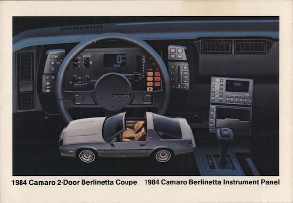 1984 Camaro 2-Door Berlinetta Coupe Cars