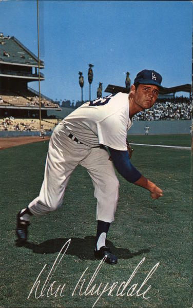Don Drysdale- Los Angeles Dodgers Baseball