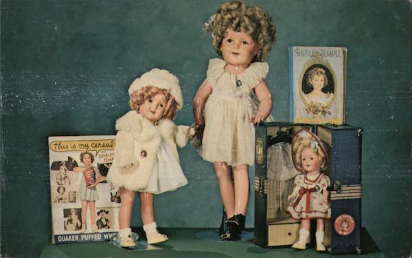 Shirley Temple, dolls and books Advertising