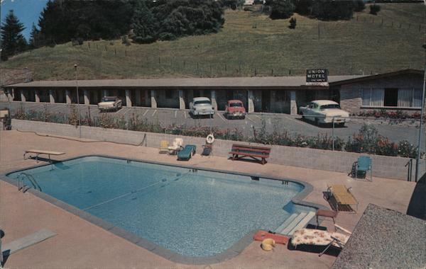 Union Motel, pool Occidental California