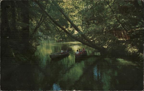 Boating on Zayante Creek Mount Hermon California