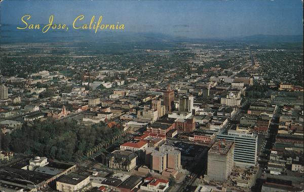Helicopter view of San Jose California