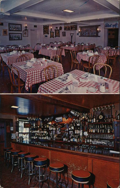 Swiss Hotel dinning room, bar Sonoma California L.E. Lindholm