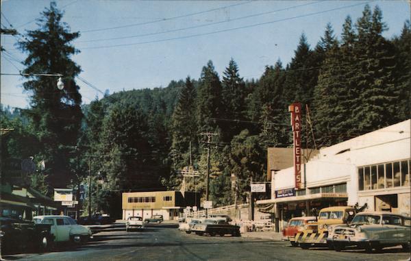 Shopping District, Monte Rio, Russian River Resort Town California