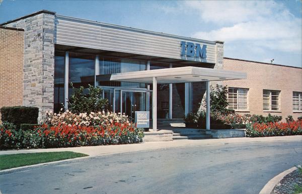 IBM building business card numbers New York Advertising