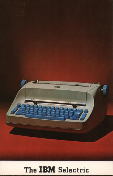 IBM Selectric Typewriter Advertising