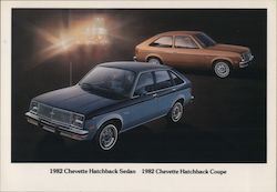 1982 Chevette Hatchback Sedan and Coupe Postcard