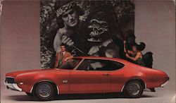 1969 Oldsmobile 4-4-2 Holiday Coupe. Carl Nelson Oldsmobile, Inc San Jose, CA Cars Postcard Postcard Postcard