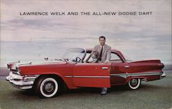 Lawrence Welk and the all-new 1960 Dodge Dart Postcard