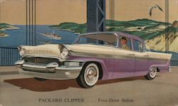 1957 Packard Clipper Four-Door Sedan Postcard