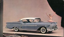 1958 Chevrolet Impala Sport Coupe Cars Postcard Postcard Postcard