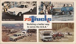73 Chevrolet Trucks Postcard