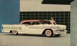 Oldsmobile Ninety-Eight Holiday Coupe Postcard