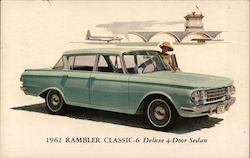 1962 Rambler Classic - 6 Deluxe 4-Door Sedan Postcard
