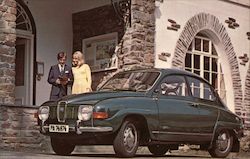 Saab 96 - The Well Built Swede Cars Postcard Postcard Postcard