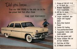 1954 Ford Postcard