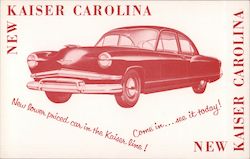 Kaiser Carolina Cars Postcard Postcard Postcard