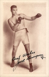 Jack Dempsey - Jack Dempsey's Restaurant Postcard