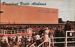 President John F. Kennedy speaks at TVA Chemical Engineering Building, May 1963 Muscle Shoals, AL Postcard Postcard Postcard